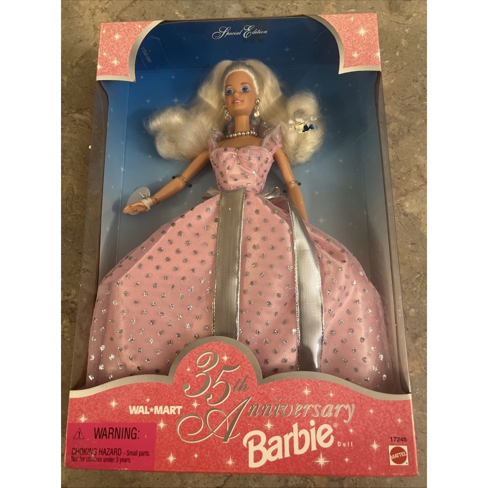 1997 Vintage Mattel 35th Anniversary Barbie Doll Walmart Exclusive